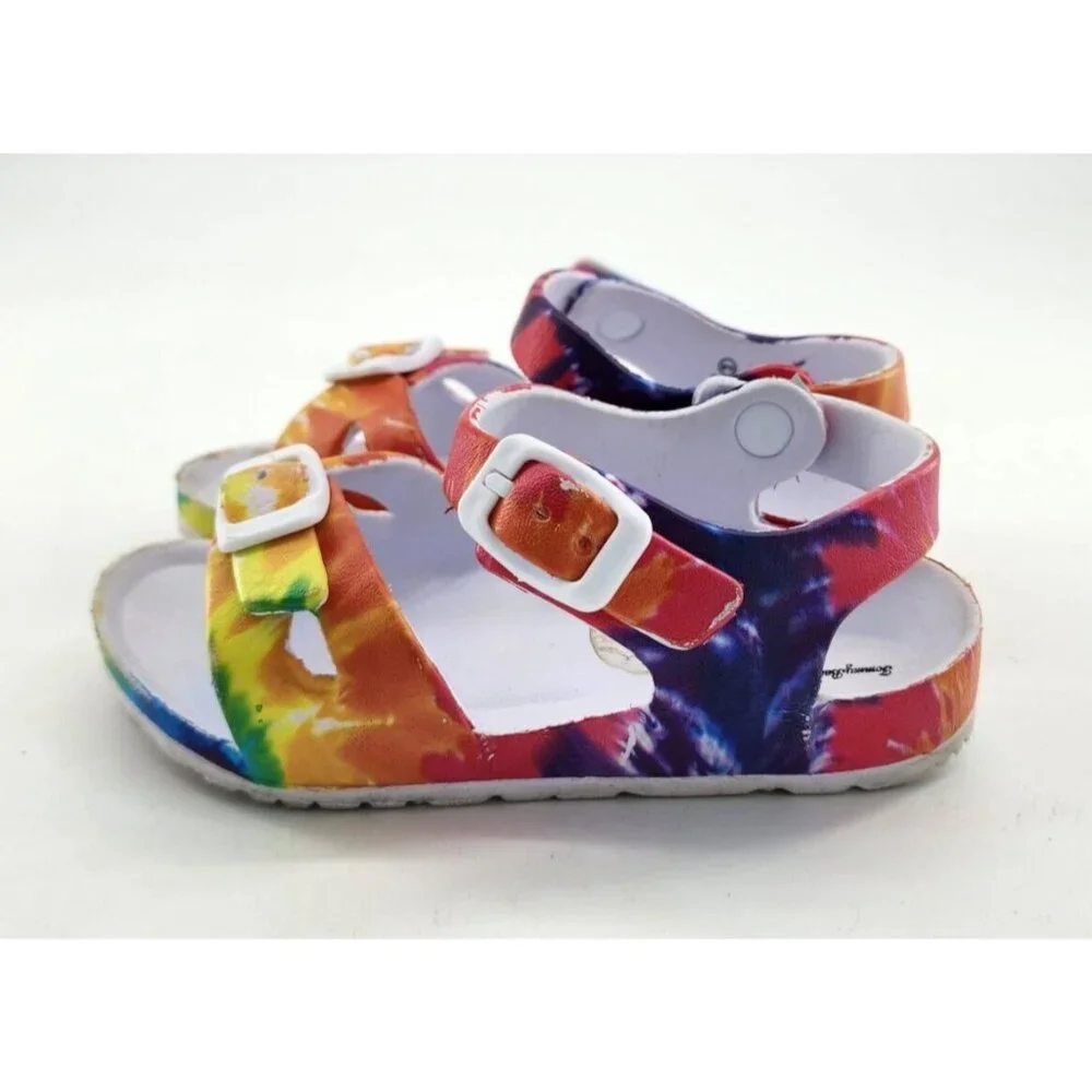 Tommy Bahama‎ Girls Tie Dye Strappy Open Toe Water Sandals Kids Size 9/10